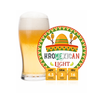kromemexican light beer recipe kit