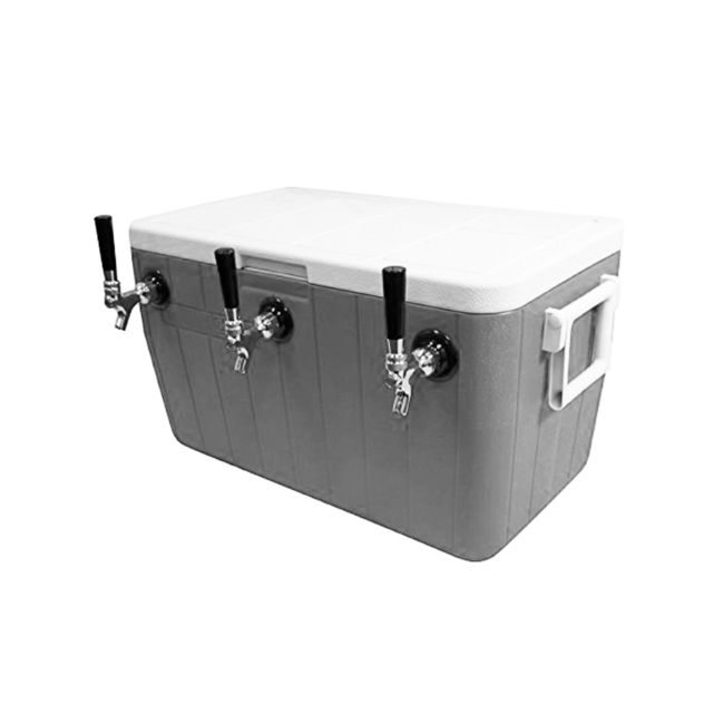 Steel Body Jockey Box with 3 Tap