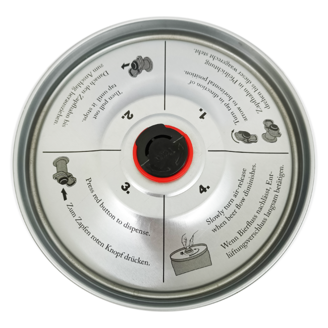 Mini keg 5L Top lid