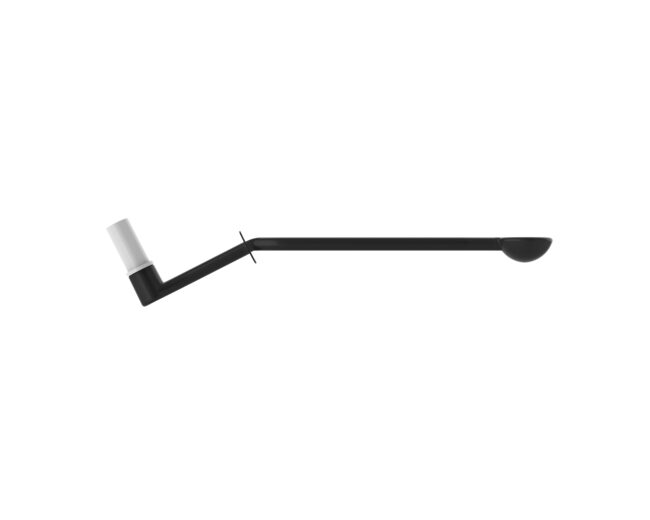 Plastic Handle Coffee Cleaning Brush with Spoon