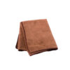 Square Brown Microfiber Towel