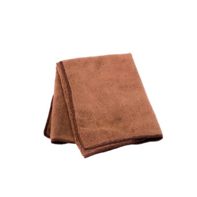 Square Brown Microfiber Towel