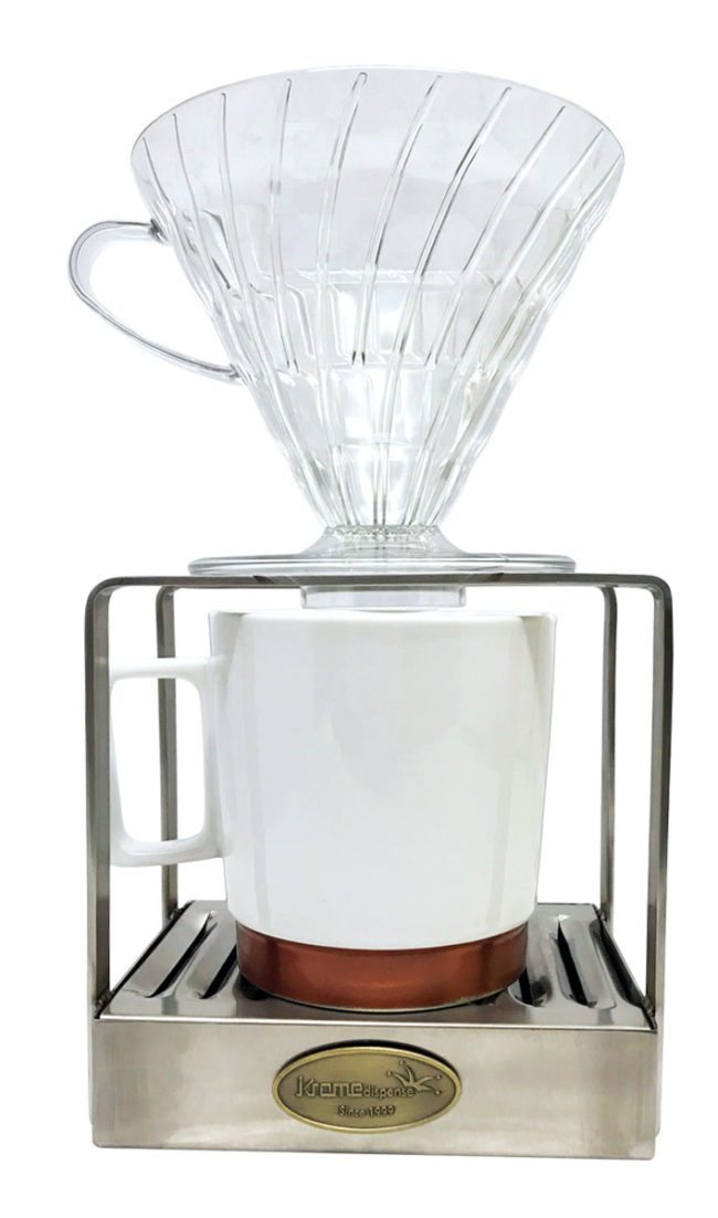 Pour Over Coffee Dripper Stand SS for Ceramic Drip Cup 1-4 Cup - Image 2