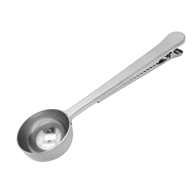 Coffee Scoop with Bag Clip Stainless Steel