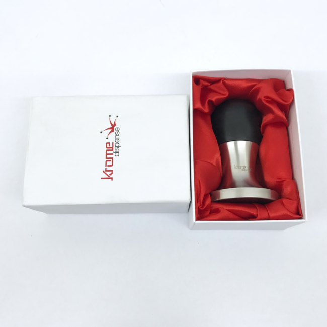 round coffee tamper with packaging