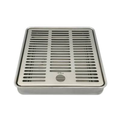 Recessed/Over Counter Drip Tray – Brushed Stainless Without Drain