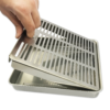 Recessed/Over Counter Drip Tray – Brushed Stainless Without Drain