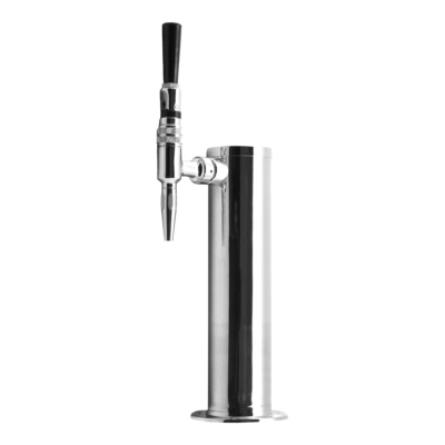 Nitro Coffee Tower – 1 Faucet – SS Polished – Air Cooled