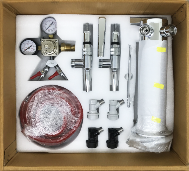 Nitro and Cold Brew Combination Double Faucet Kit