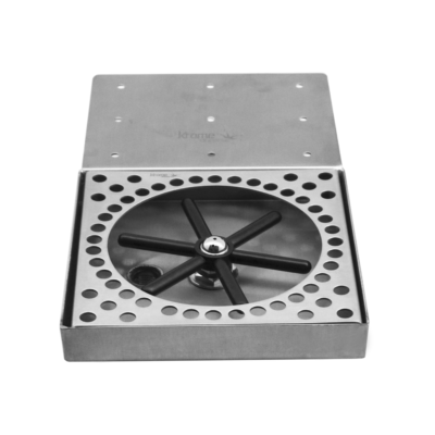 Glass Rinser Drip Tray Under Counter with Rinser Disk