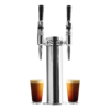 Nitro Coffee Tower – 2 Faucets – SS Polished – Air Cooled