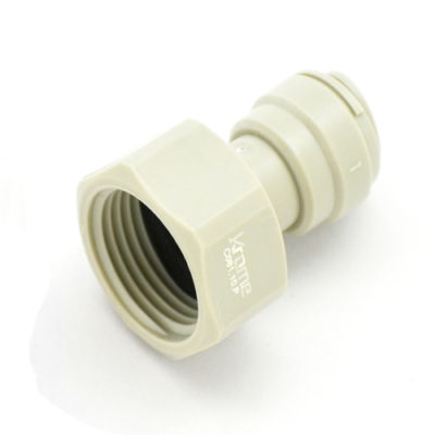 c081-Threaded Quick Connector - 3/8" JG x 5/8" BSP Female Adapter