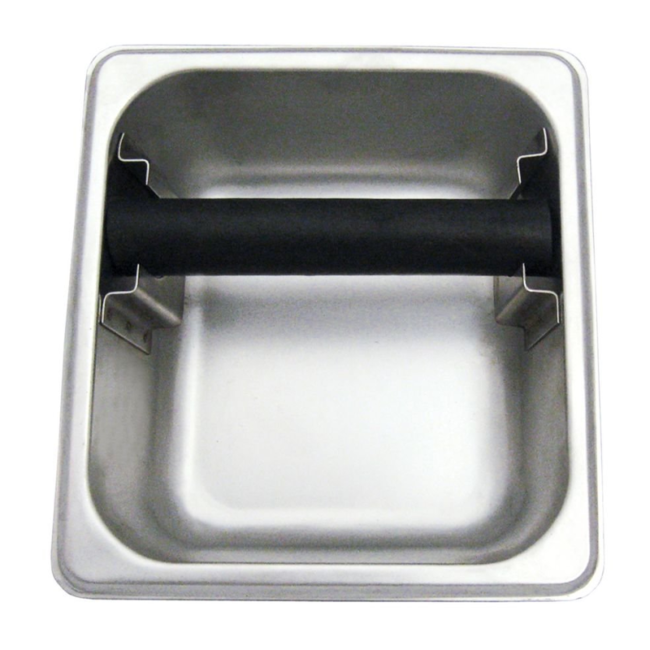 Stainless Steel Counter Top Knock Box with Removable Knock Bar