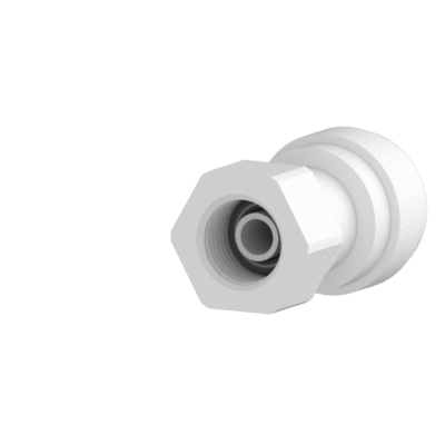 Threaded Quick Connector - 3/8" JG x 7/16" Female Thread