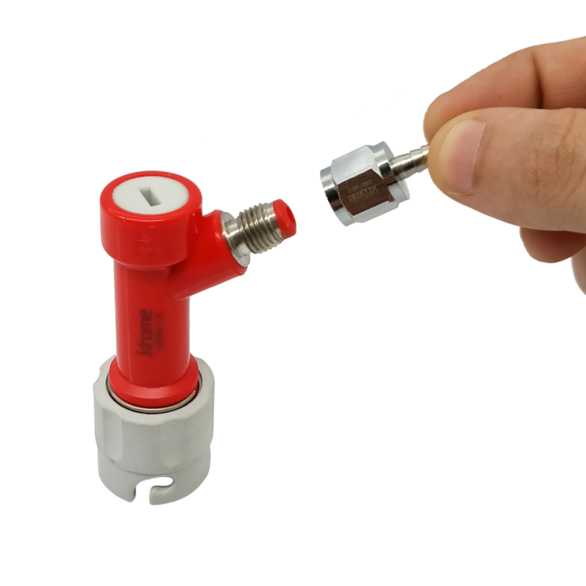 Disconnect In Gas Pin Lock – 1/4″ Threaded (Grey) - Image 3