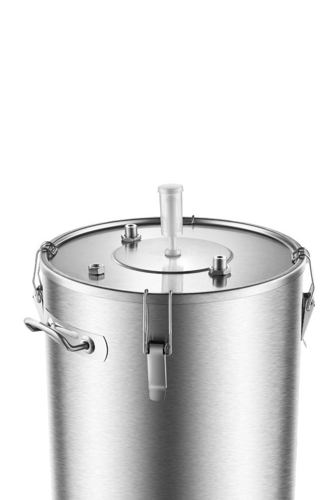 c6676 stainless steel conical fermentor 62 litre
