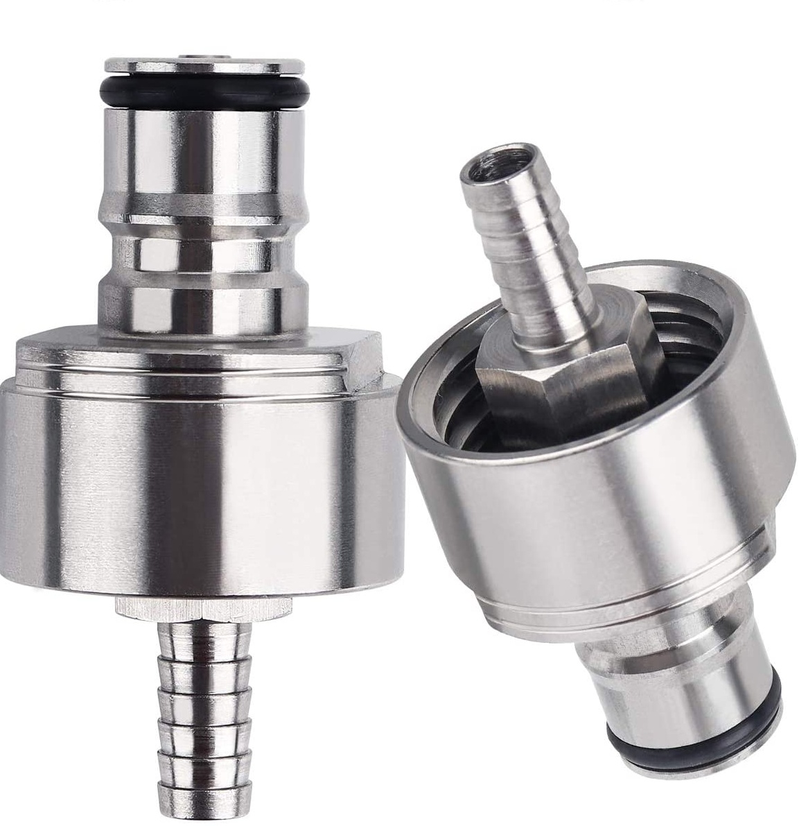 Stainless Steel Carbonation Cap Tee Connected with Bottle and Carbonation Cap 