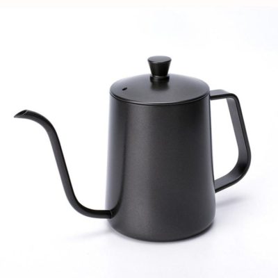 Black Gooseneck Kettle for pour over coffee