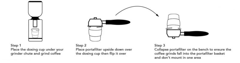 coffee dosing cup - kromebrew