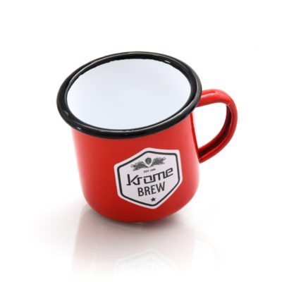 military style coffee mug