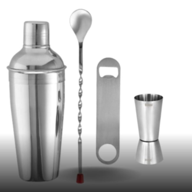 4 Piece Bartending Set