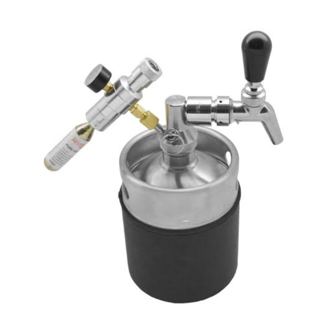 keg with tapping system