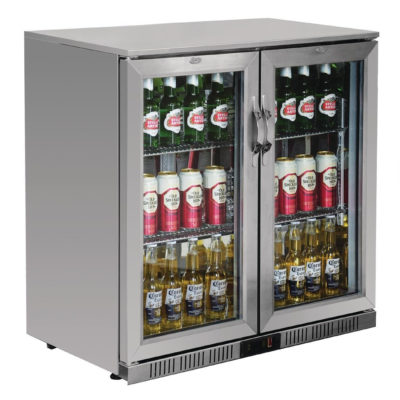 Kromebrew-Stainless Steel Back Bar Cooler with Double Door -C2672.SS_-1