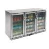 Stainless Steel Back Bar Cooler with Triple Door