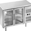 kromebrew-Stainless Steel Back Bar Cooler- Double Door With Side Cooling-C2682