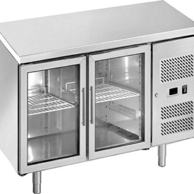 kromebrew-Stainless Steel Back Bar Cooler- Double Door With Side Cooling-C2682