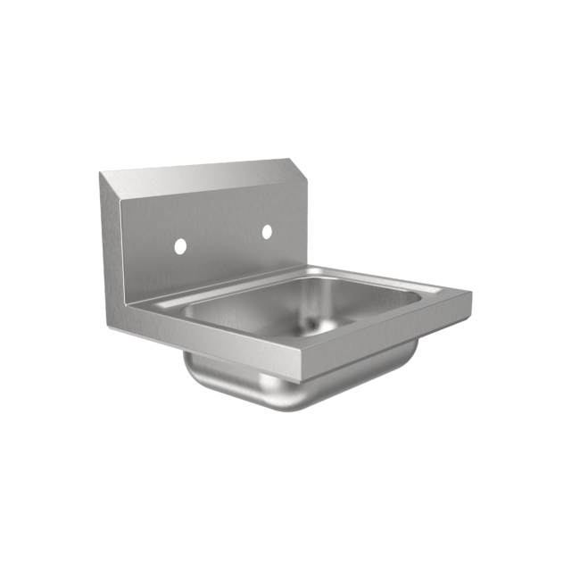 Stainless Steel Wall Mount Commercial Kitchen Sink 14"X10"