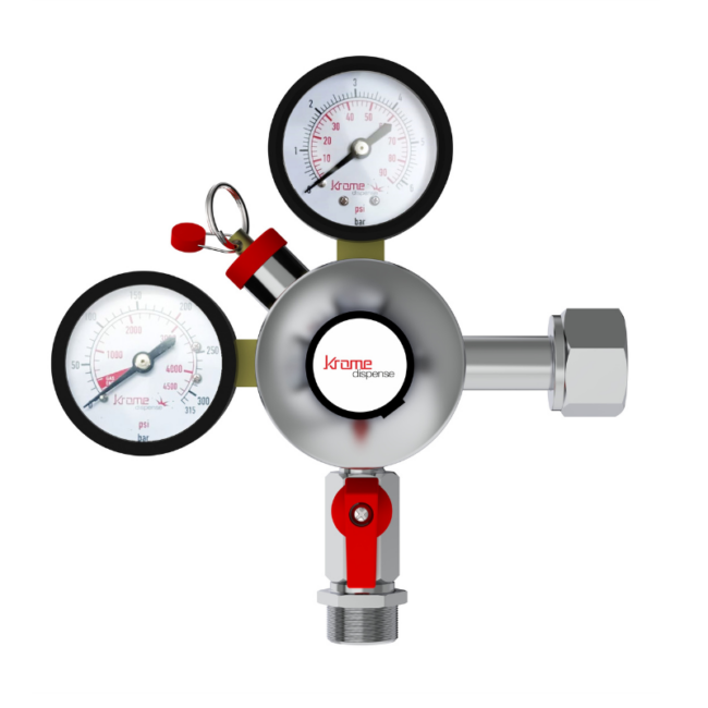Precision Plus CO2 Regulator With 1/2" BSP Outside Thread Outlet