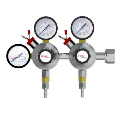 Combined Primary + Secondary Soda Regulator with 2 Outlets